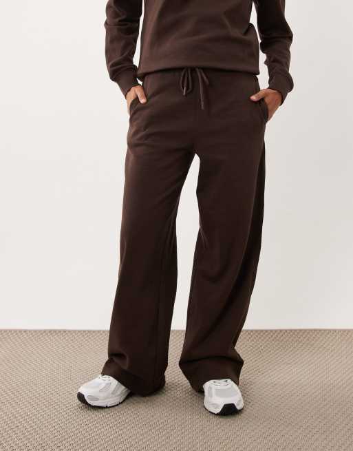 JDY Petite vida sweatjoggers i set i chokladbrun, 2 av 5