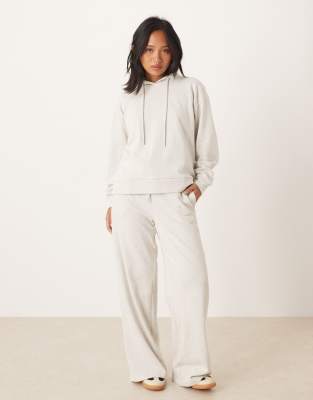 Jdy Petite Wide Leg Sweatpants In Neutral