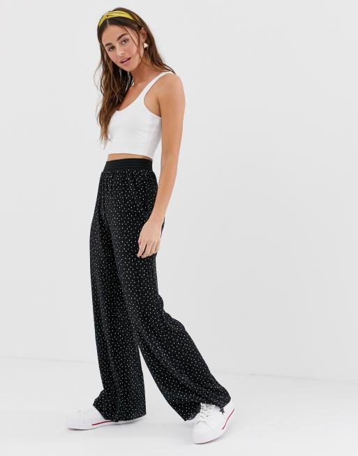 Polka dot hot sale trousers asos