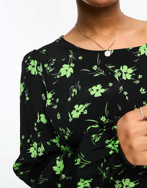dark green velvet dress long sleeve Lola Dress w. Scarf
