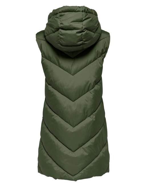 JDY Puffer gilet in forest night 1, 7 of 7