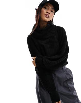 Pull Col Roulé Femme JDY Taille 36 Vert - 60% Acrylique, 40% Viscose, Coupe Ample, Occasion Parfait État
