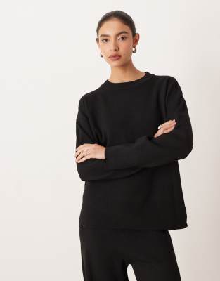 JDY - Pull d'ensemble en maille - Noir