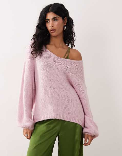 JDY - Pull souple et oversize - Rose clair - view 1