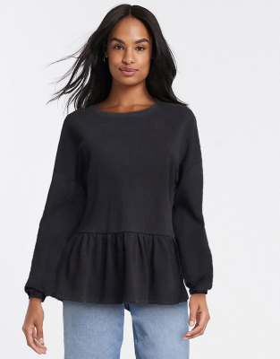 peplum sweater