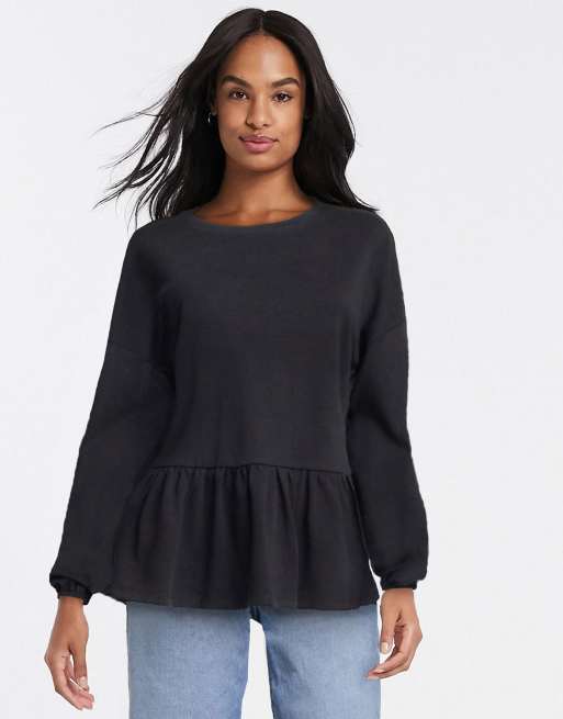 Peplum sweater 2025