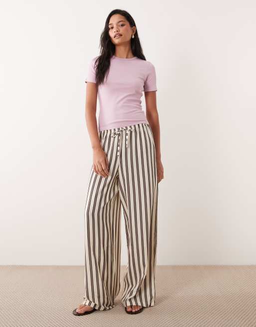 JDY ribbed t-shirt in pink, 2 of 4