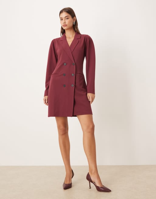 JDY - Robe blazer - Bordeaux, 2 de 4