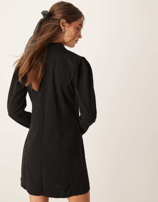 JDY - Robe blazer - Noir, 3 de 4