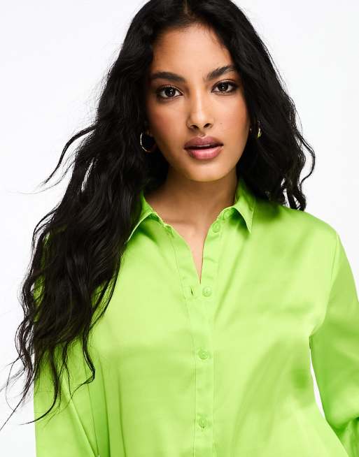 Lime green deals shirt womens