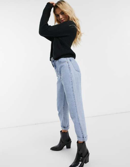 JDY – Schwarzer Pullover mit V-Ausschnitt, 4 von 4