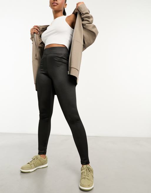 ASOS 4505 7/8 Tall leggings in sheen