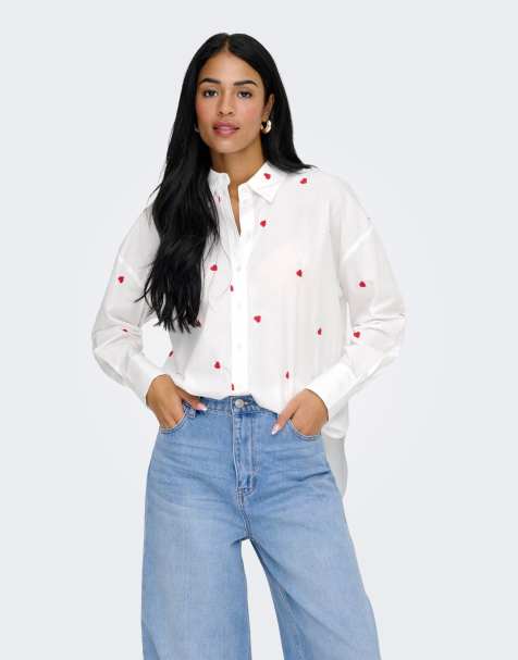 JDY Shirt in white - view 1