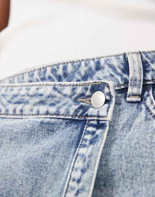JDY skort in denim azzurro chiaro, 4 di 5
