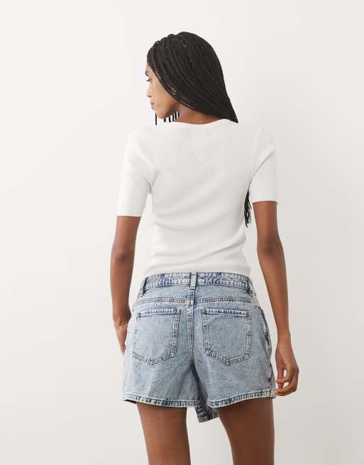 JDY skort in denim azzurro chiaro, 5 di 5