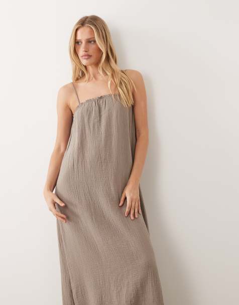 Brown Dresses | Tan & Chocolate Brown