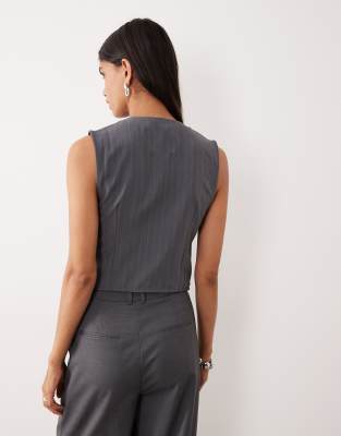 Jdy Smart Vest In Gray