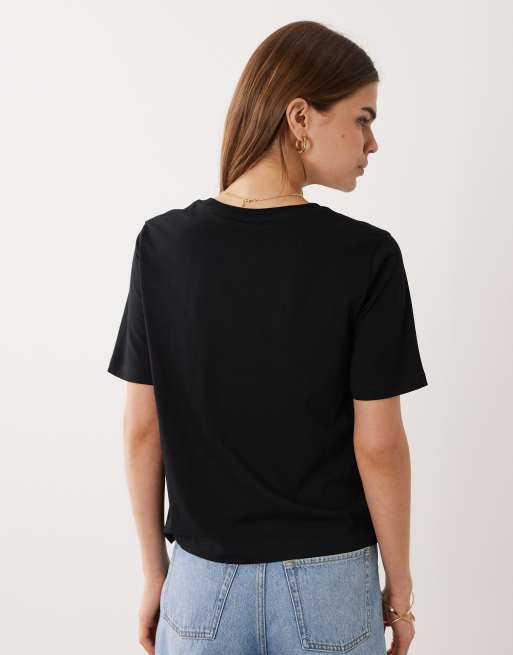 JDY - Sort og hvid T-shirt i pakke med 2 stks, 4 af 4