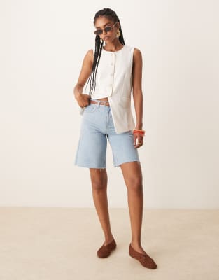 Jdy Square Neck Longline Vest