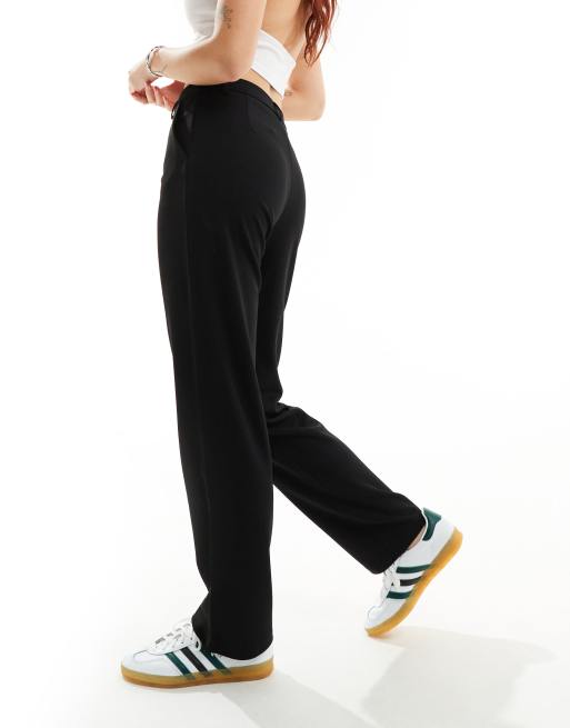 Straight leg sales casual trousers