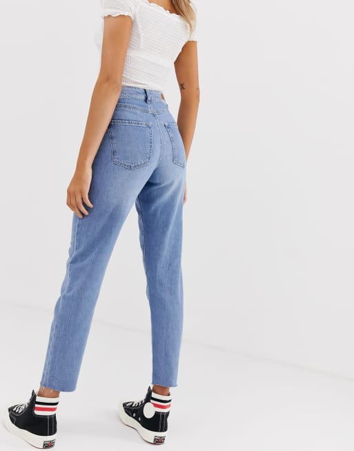 Asos frayed 2024 hem jeans