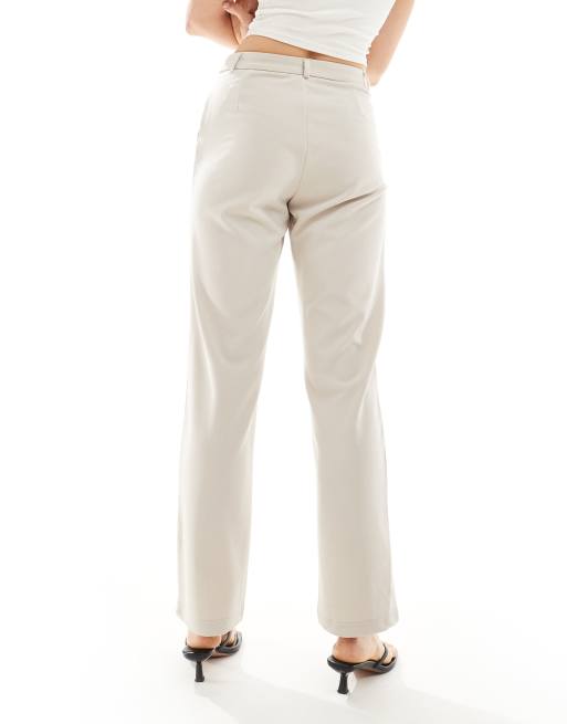 JDY straight leg pants in stone, 3 of 5