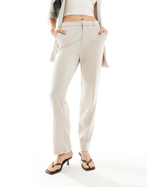 JDY straight leg pants in stone, 5 of 5