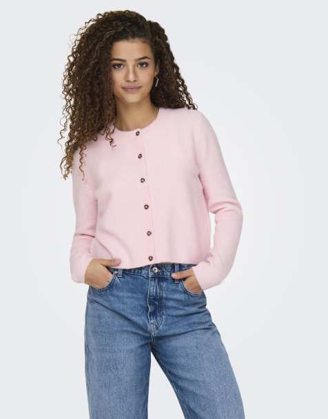 JDY – Strickjacke in Hellrosa - view 1