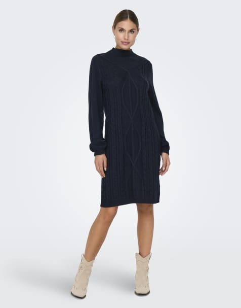 JDY – Strickkleid in Sky Captain - view 1