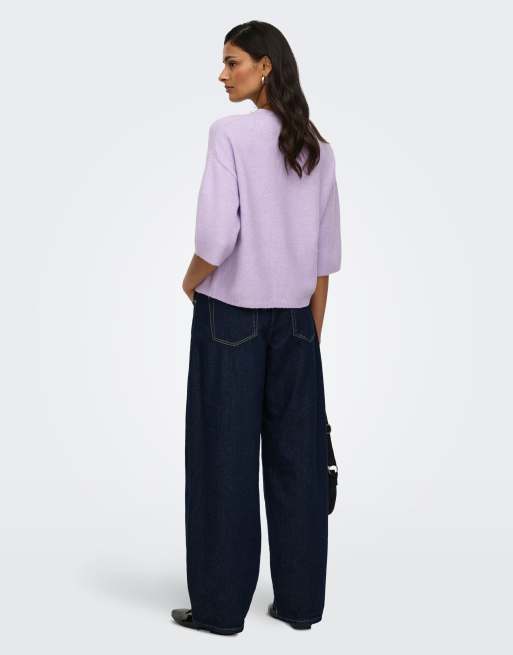 JDY Strickpullover in Pastelllila, 2 von 7
