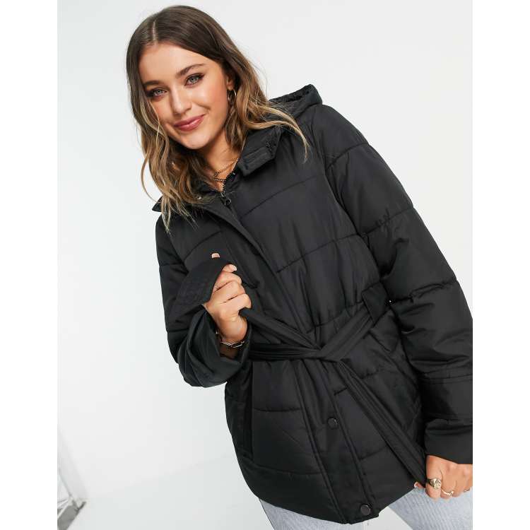 JDY Turbo Short Ladies Padded Jacket-BLACK