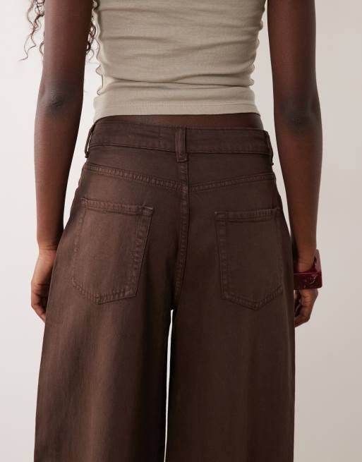 JDY Susie Barrel-Jeans in Schokobraun, 5 von 5