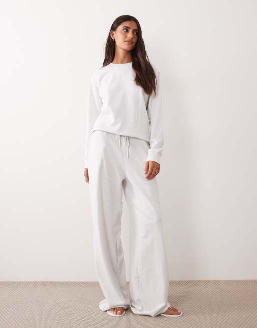 JDY sweatshirt co-ord in light grey, 2 of 4