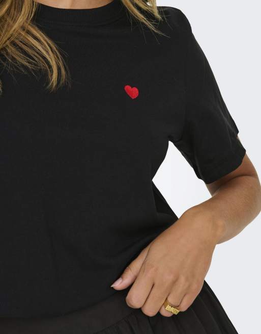 JDY T-shirt nera, 5 di 7