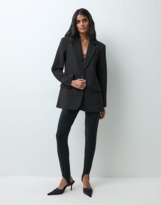 JDY tailored blazer co-ord in black, 2 of 5
