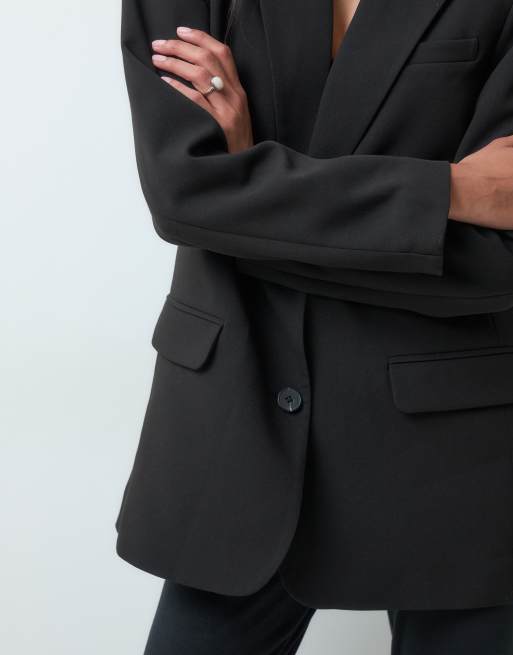 JDY tailored blazer co-ord in black, 3 of 5