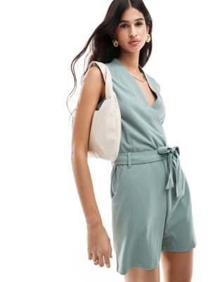 Shop JDY tailored playsuit green Online – Trendy & Affordable Fashion