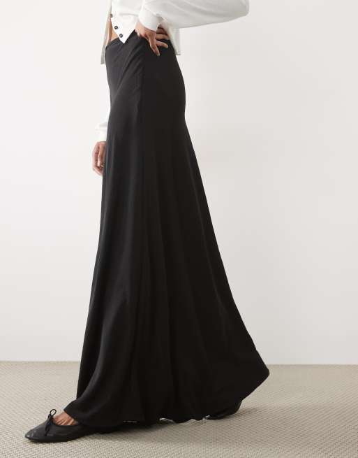 JDY Tall falda maxi de talle medio en negro, 2 de 5