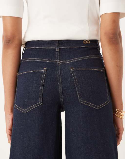 JDY Tall - Felina - Jean ample à taille haute - Bleu foncé, 5 de 5