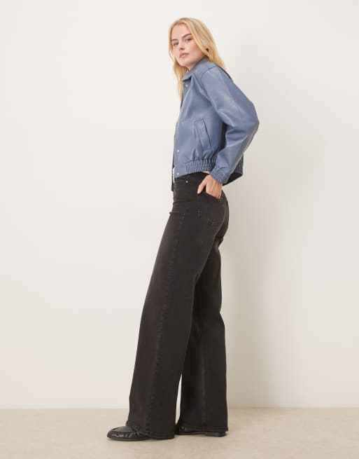 JDY Tall - Felina - Jean ample à taille haute - Noir , 2 de 5