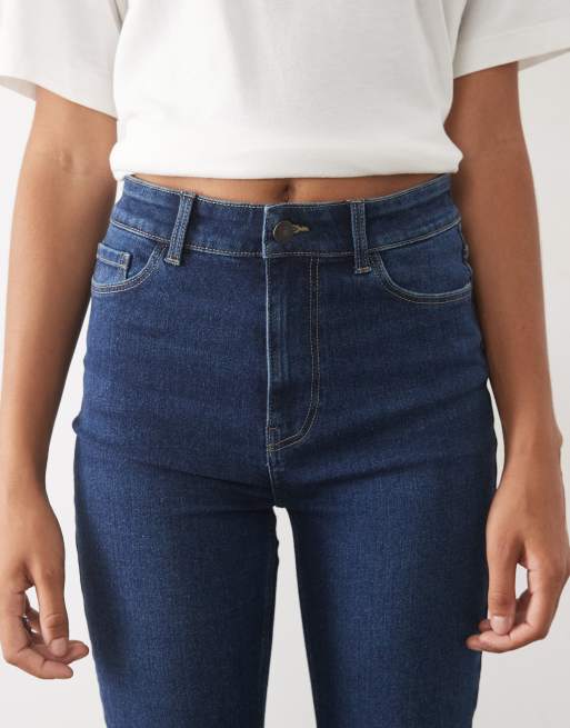 JDY Tall high waist bootcut jeans in dark blue, 4 of 5