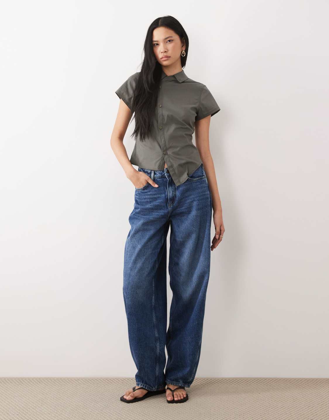 jdy-tall-jean-barrel-a-taille-mi-haute-bleu-moyen