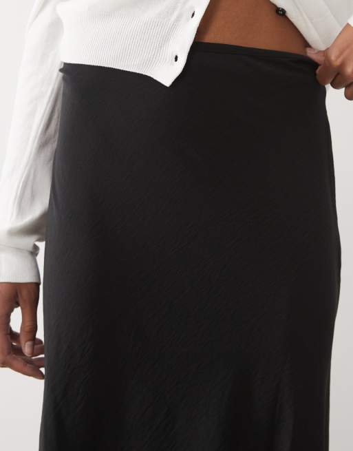 JDY Tall jupe longue taille mi-haute noire, 3 de 5