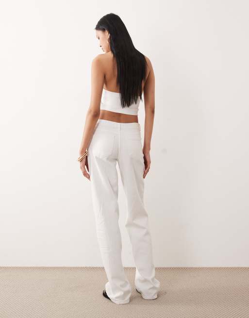 JDY Tall – Katie – Vita jeans med raka ben och låg midja, 2 av 5