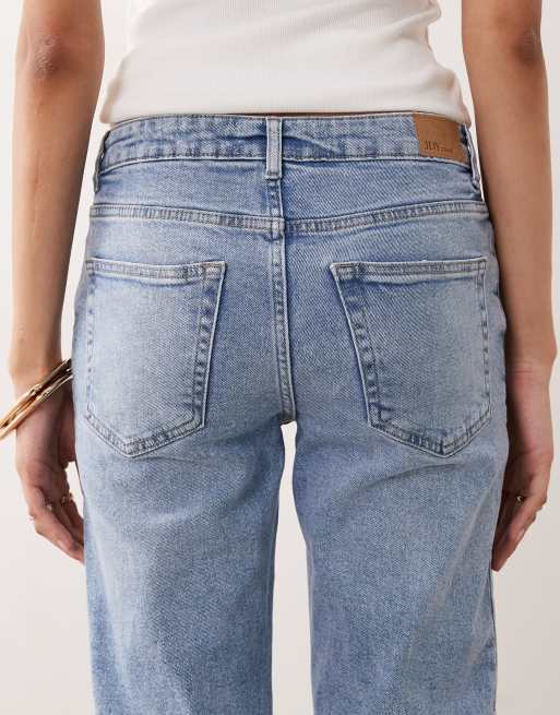 JDY Tall – Lullu – Ljusblå jeans med raka ben och hög midja, 4 av 5