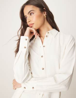 Jdy Tall Relaxed Linen Mix Shirt