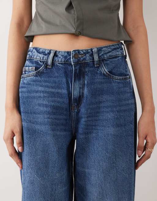 JDY Tall - Susie - Jean bouffant à taille mi-haute - Bleu moyen, 5 de 5