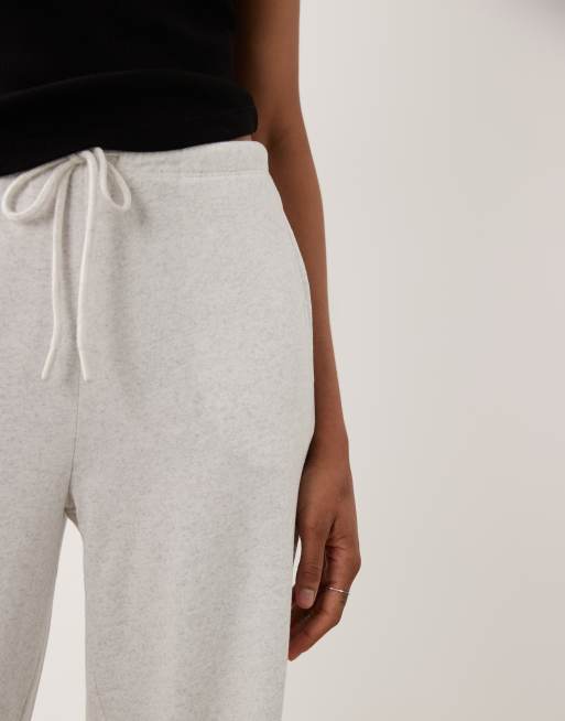 JDY Tall sweat-joggingbukser med brede ben i lysegrå, 3 af 5