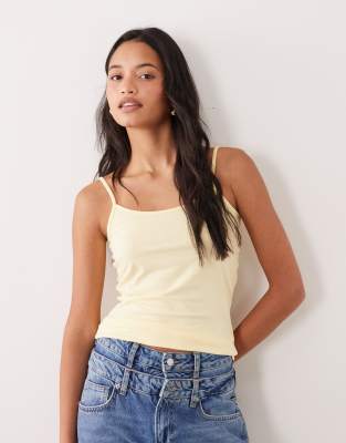 JDY - Tanktop in Buttermilchgelb