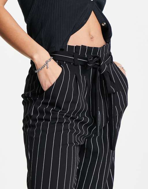 Paperbag best sale tapered trousers